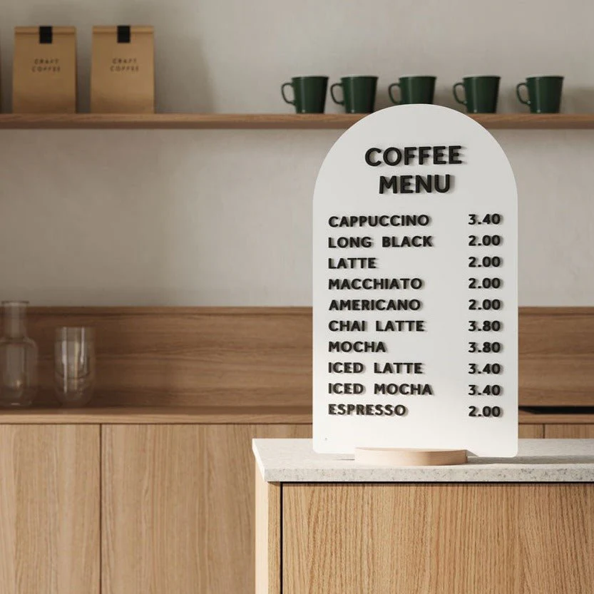 Arch Tabletop Sign - Image 2
