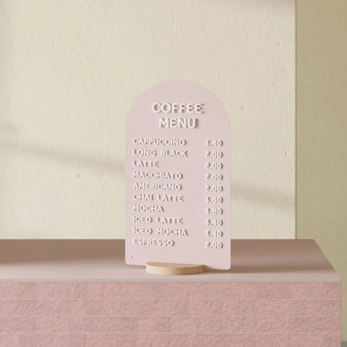 Arch Tabletop Sign - Image 6