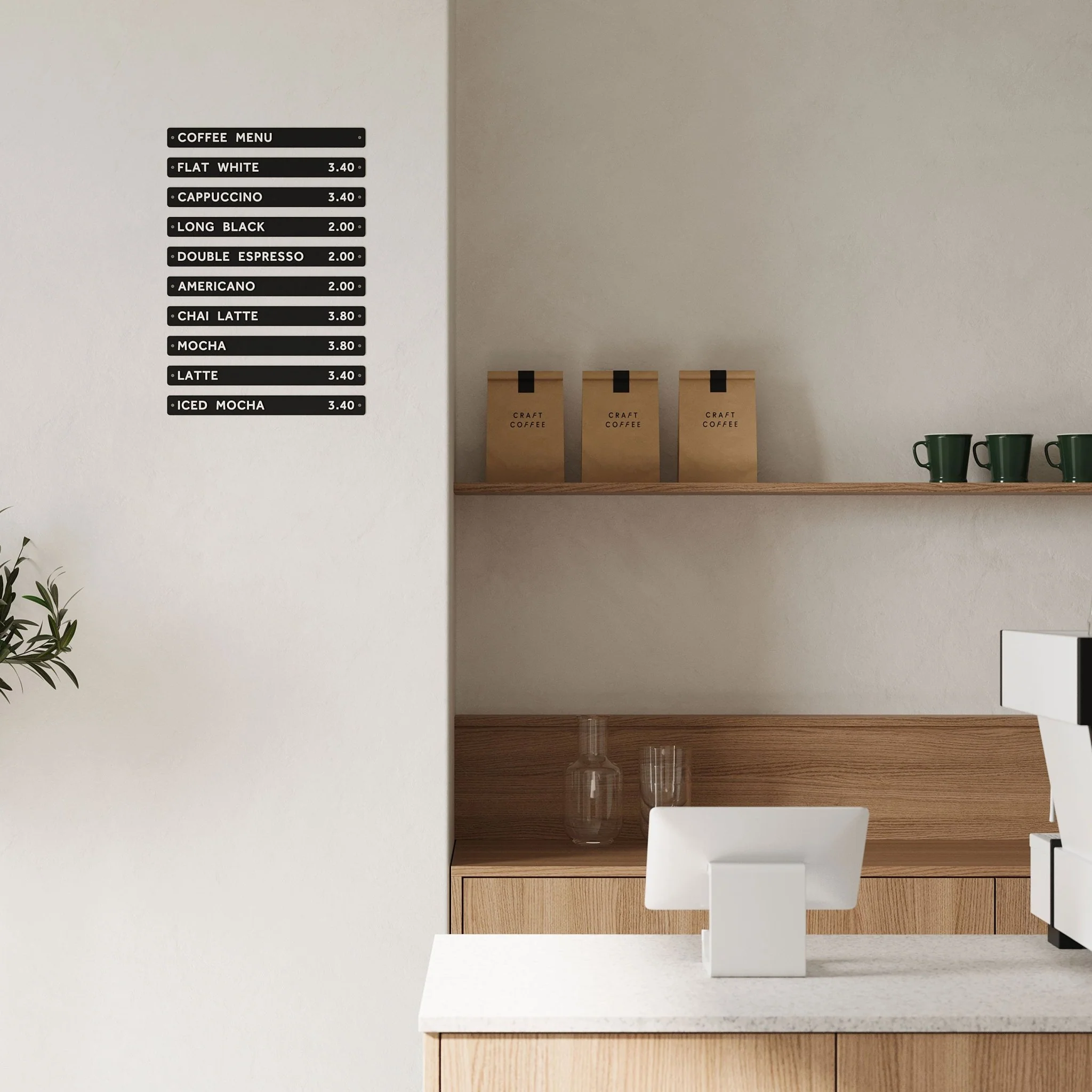 Cafe Menu Board