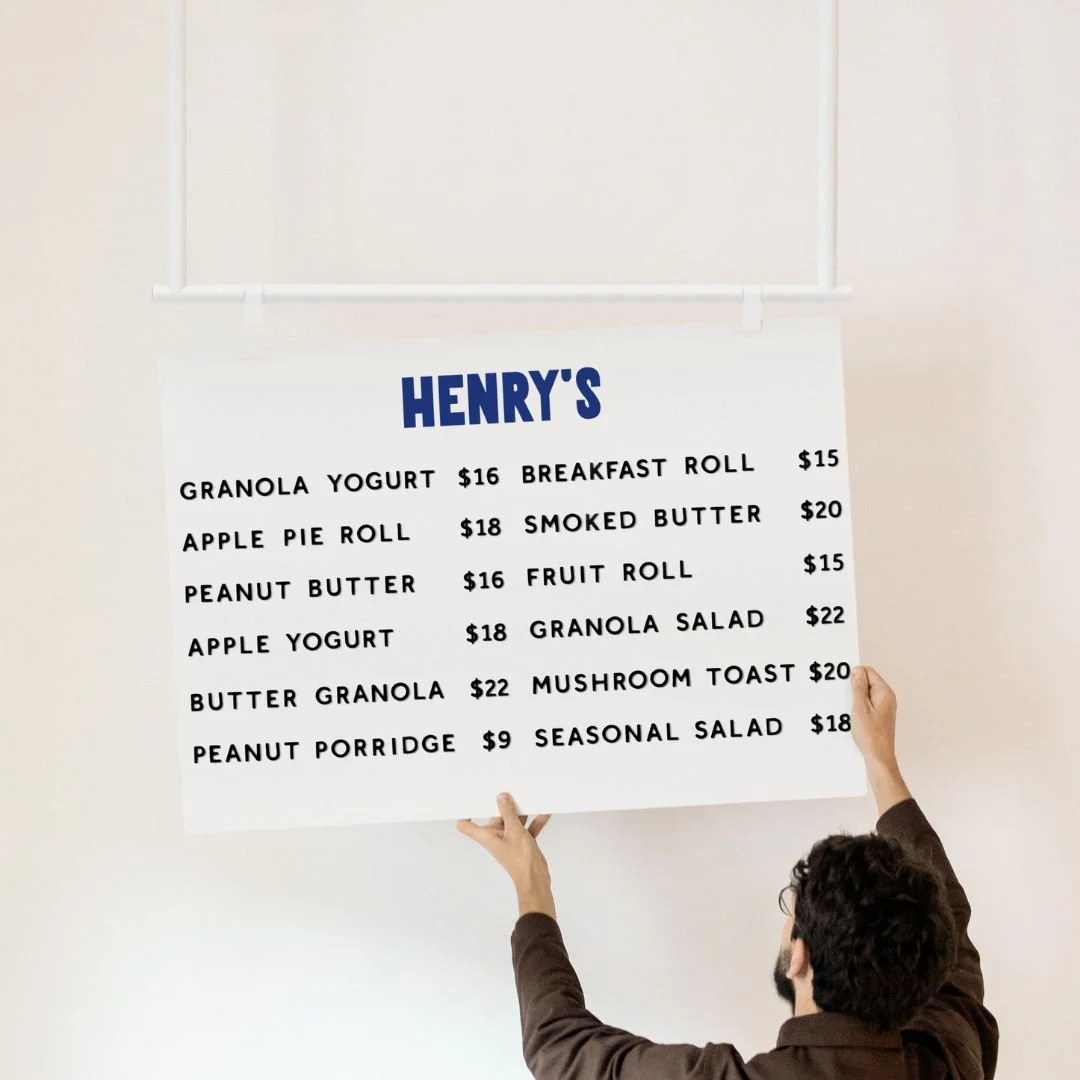 Ceiling Menu Board - Image 3