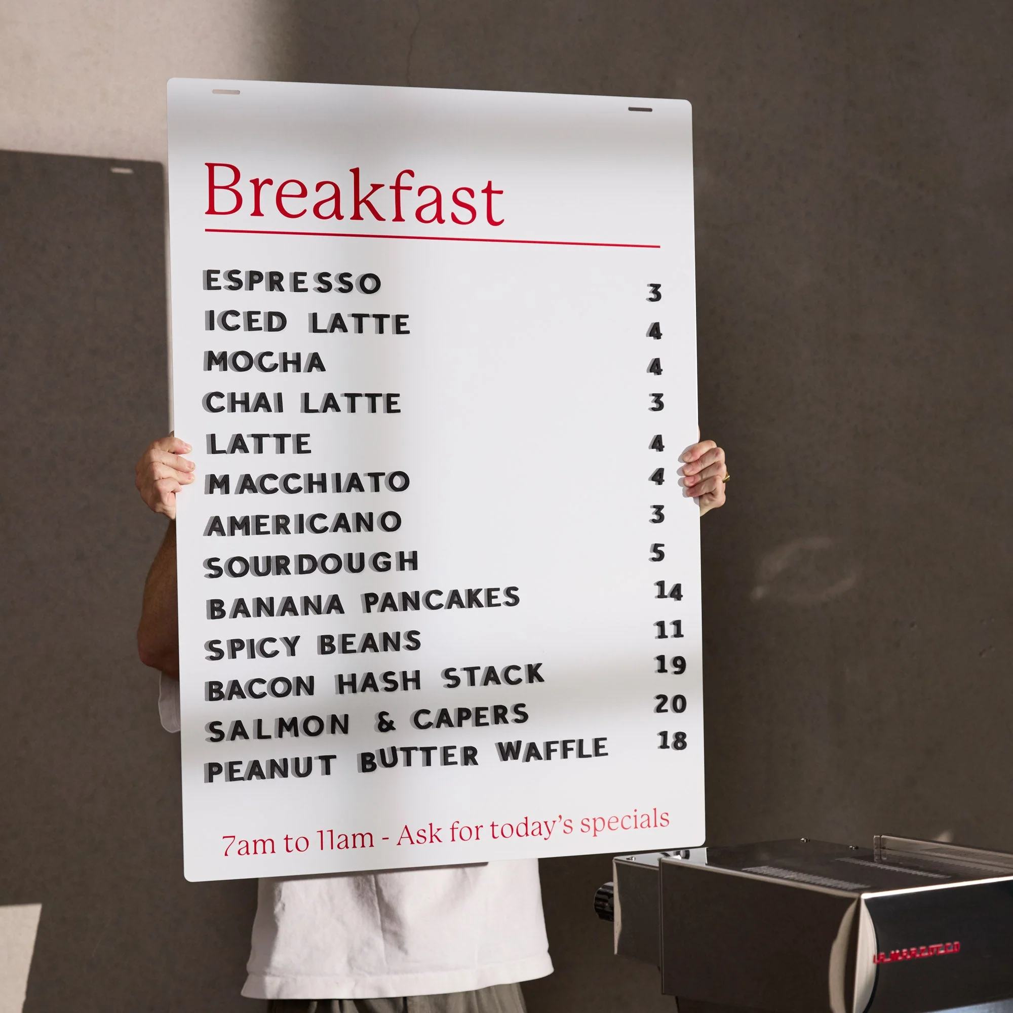 Hanging Menu Board - Image 4