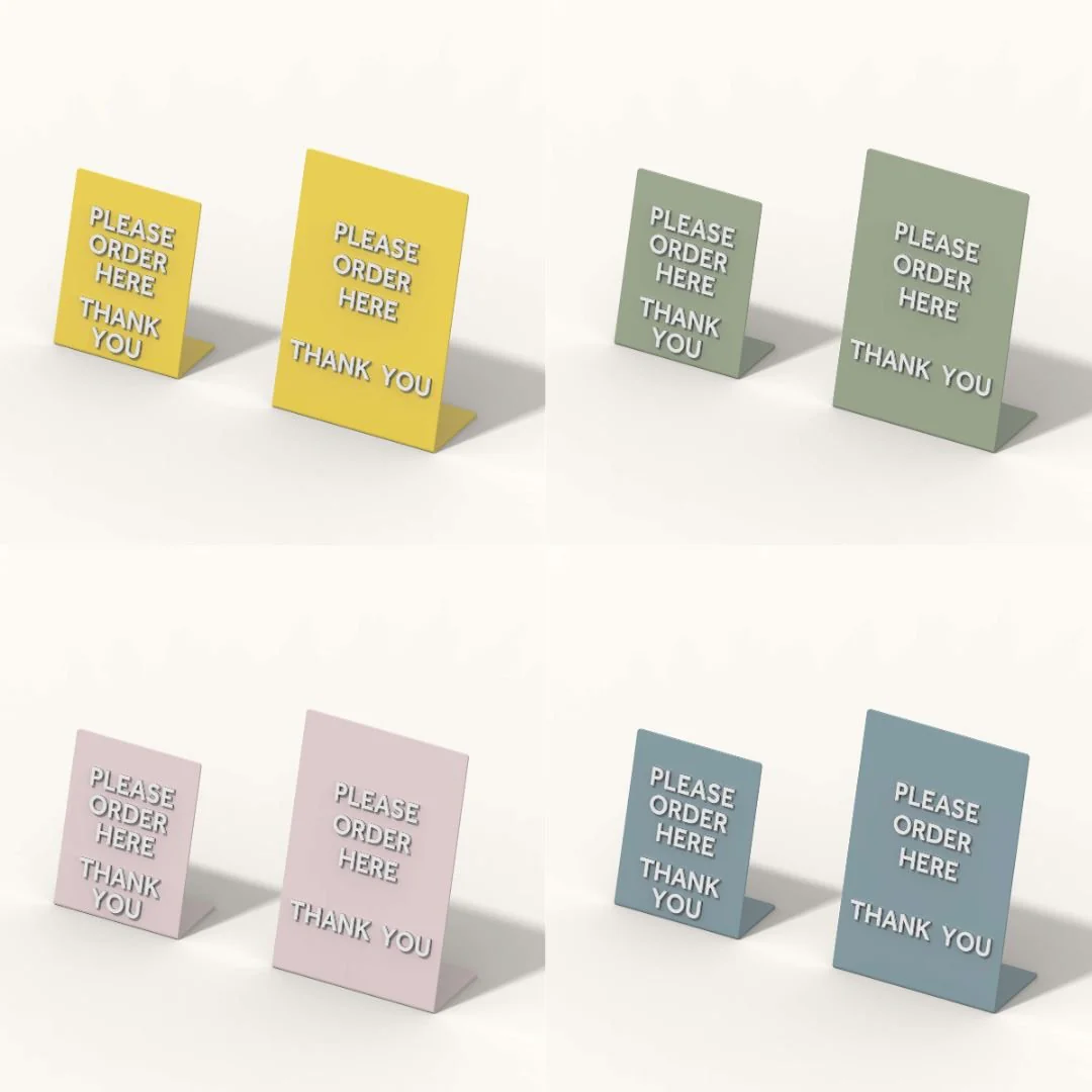 Large Counter Signs - Set of 3 - Image 7