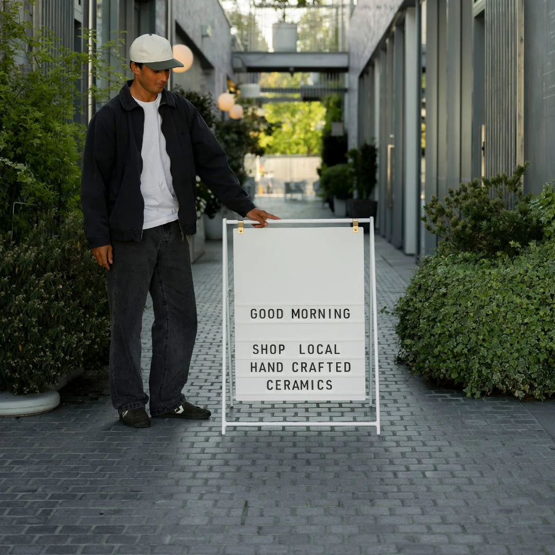 Large Letter Sidewalk Sign - Image 3
