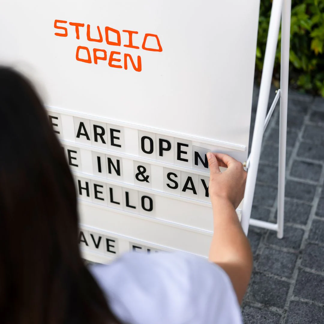 Large Letter Sidewalk Sign - Image 6
