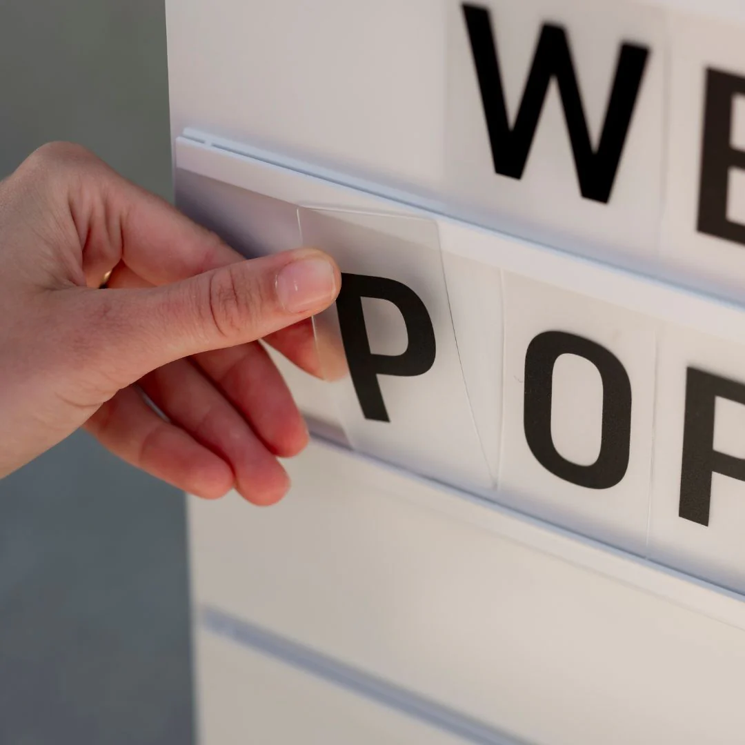 Large Letter Sidewalk Sign - Image 7