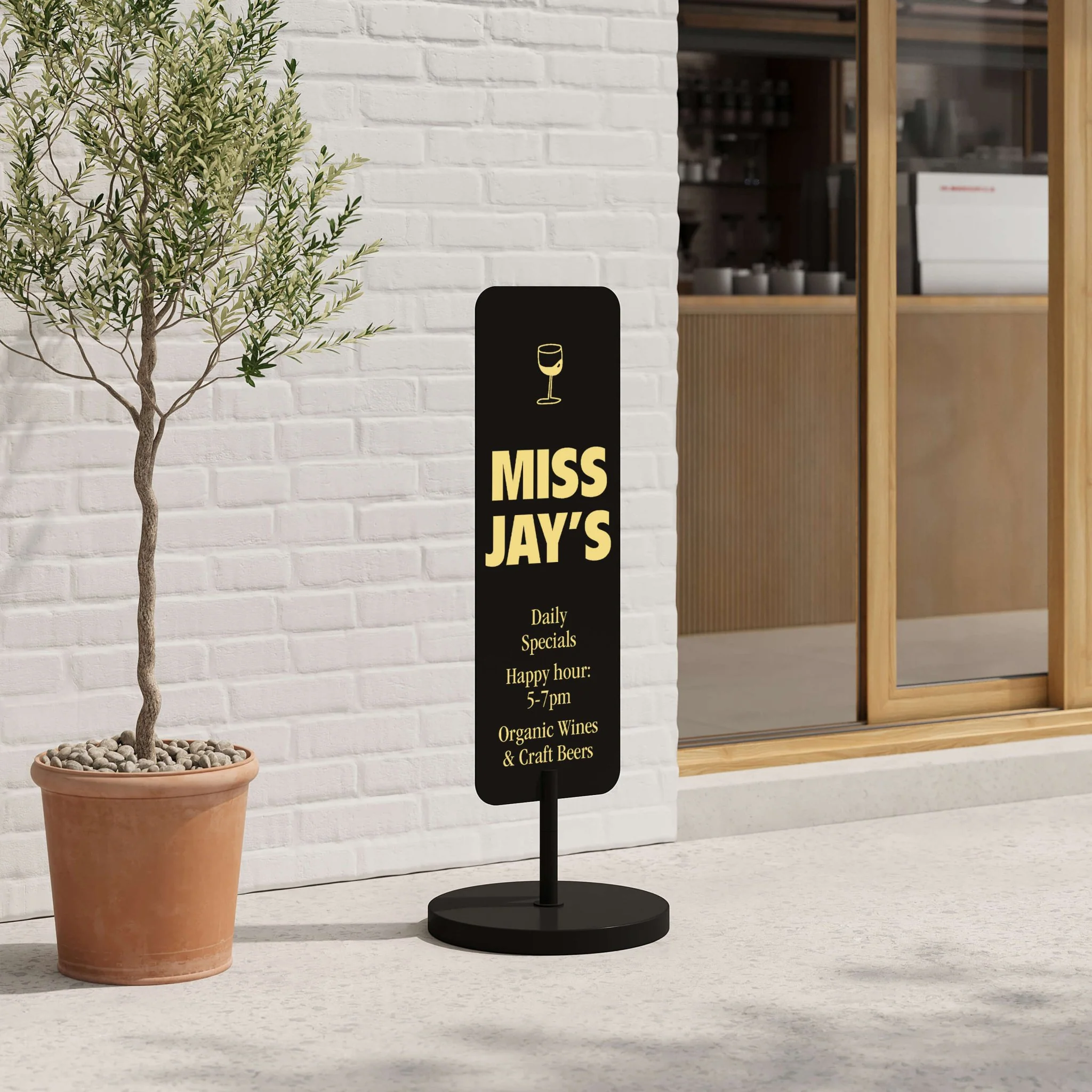 Large Standing Rectangle Sign - Image 3