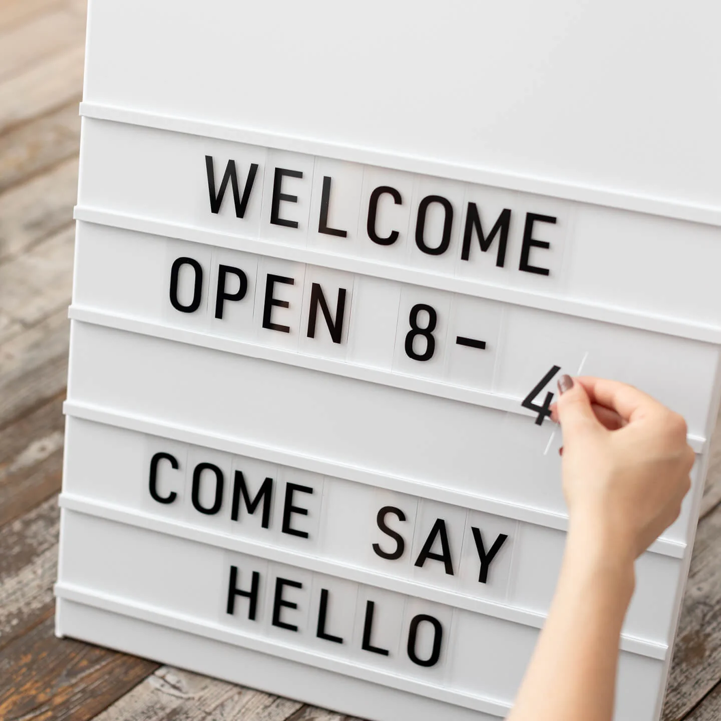 Letter Sidewalk Sign - Image 4