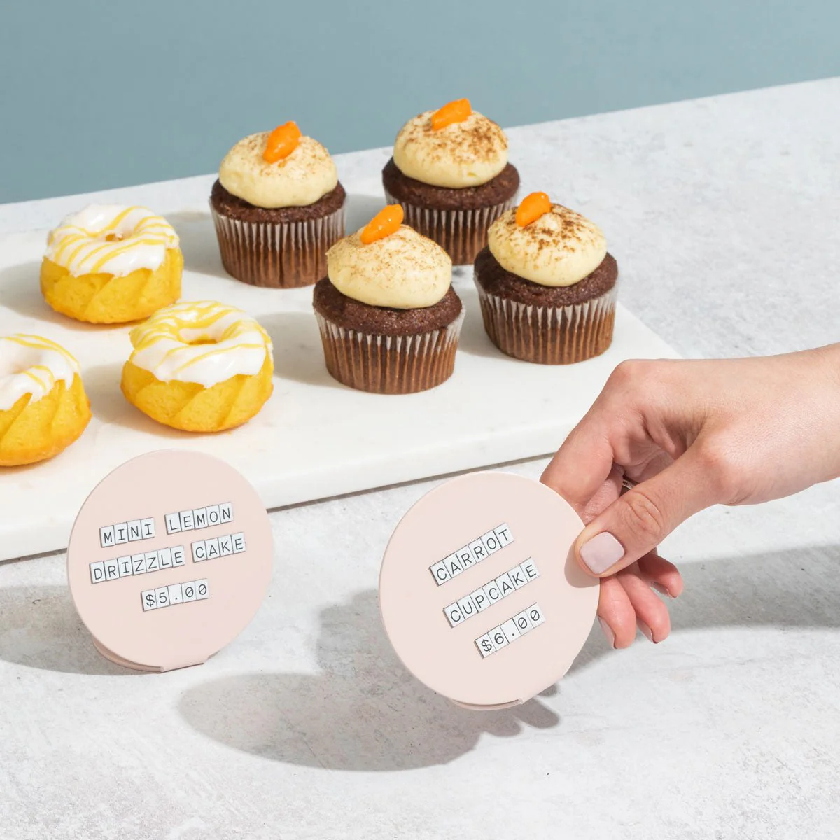 Circle Counter Signs - Set of 12 - Image 3