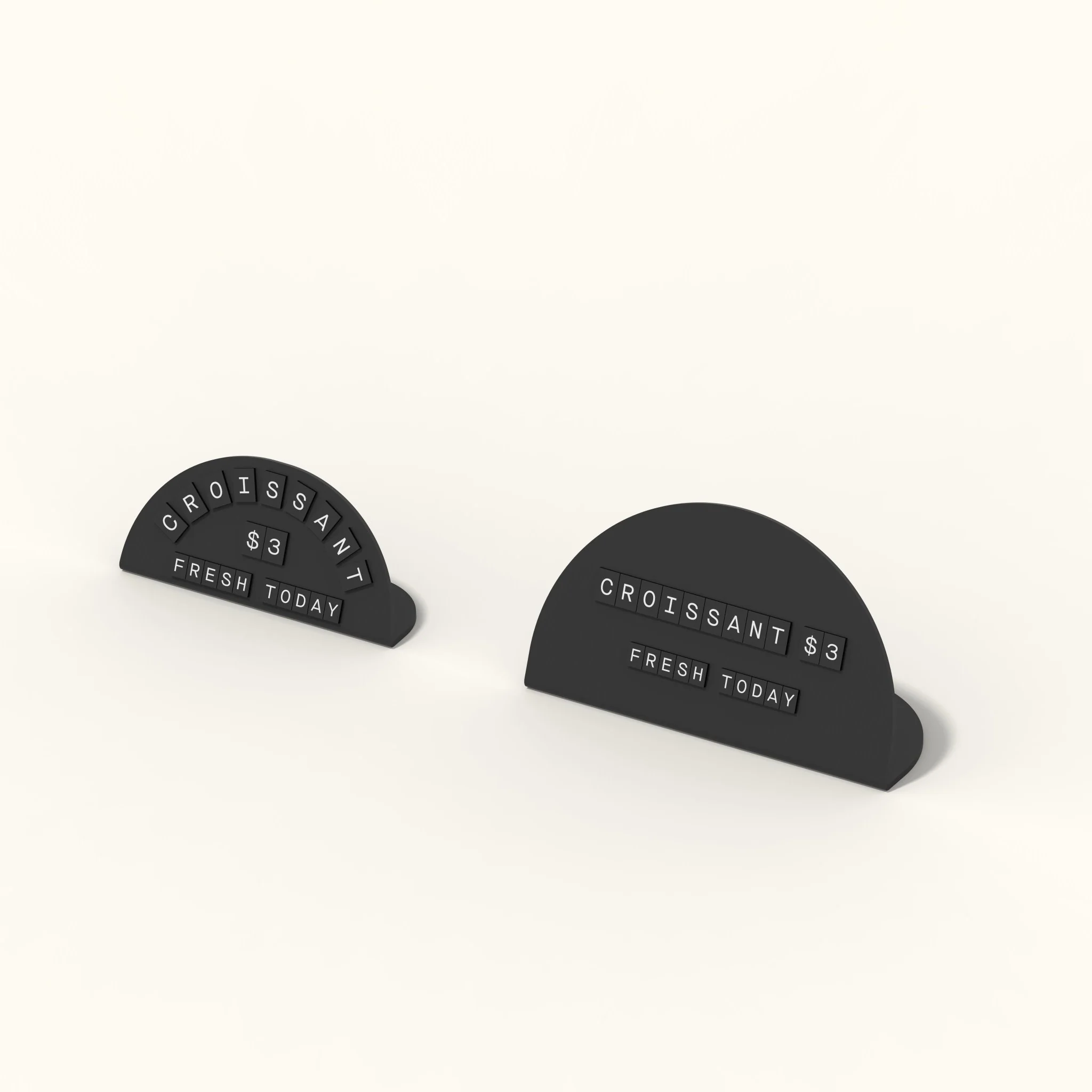 Round Counter Signs - Set of 12 - Image 8