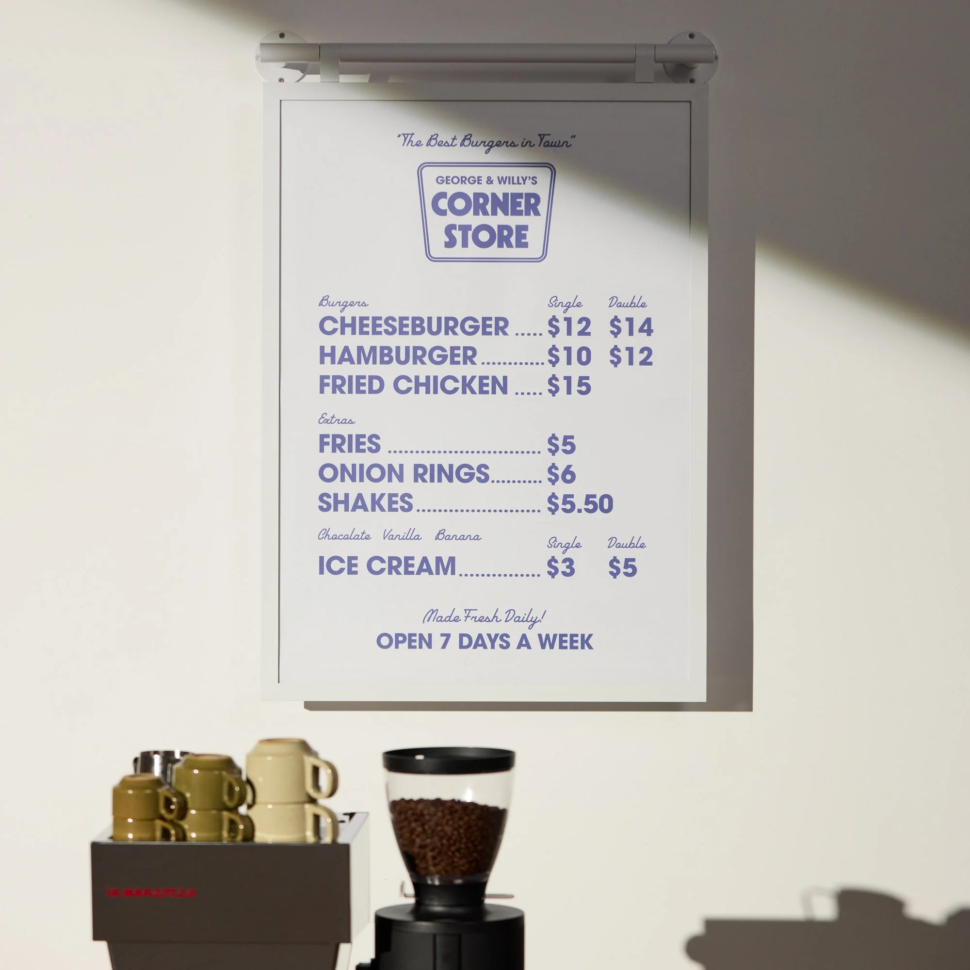 Poster Hanging Menu Board - Image 3