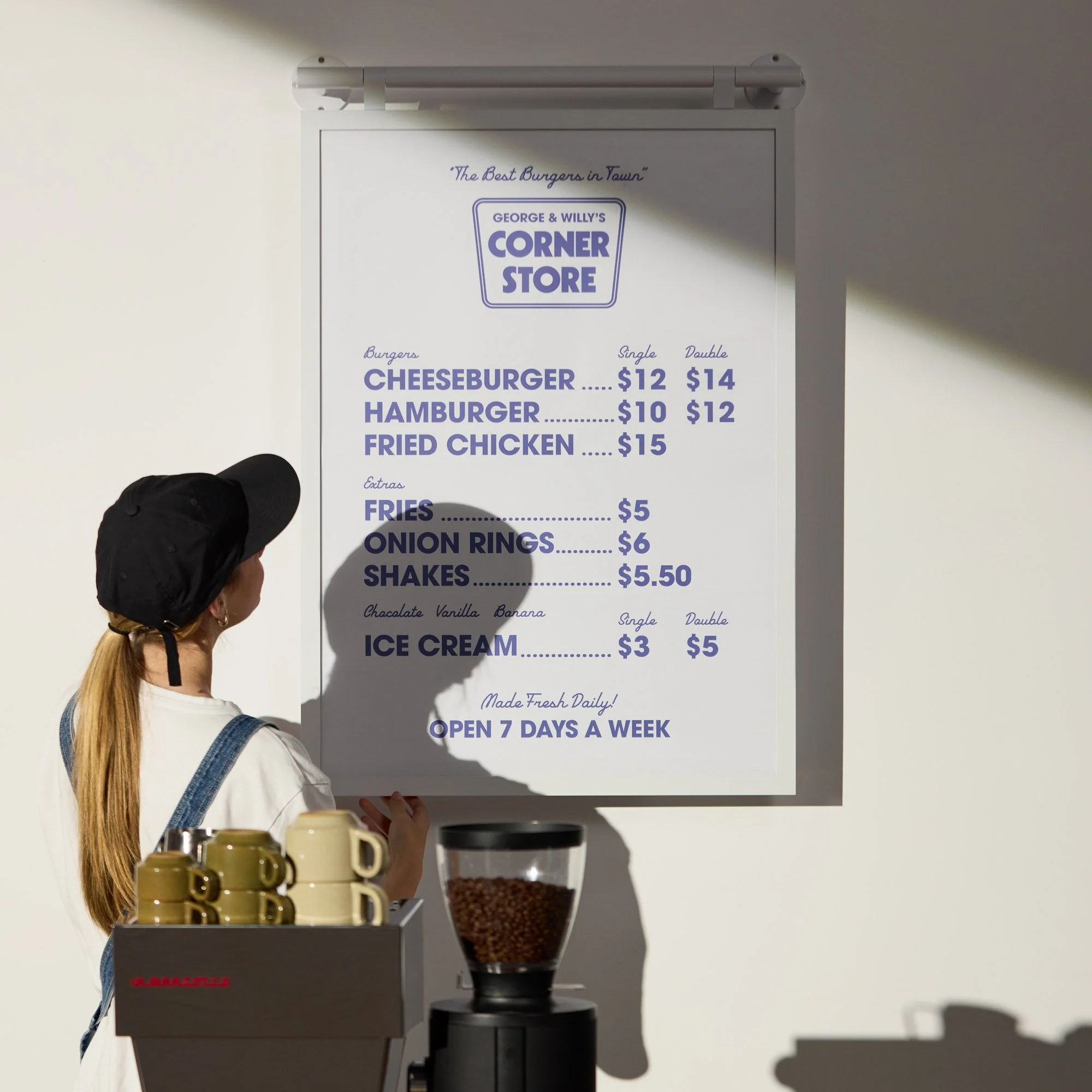 Poster Hanging Menu Board - Image 7