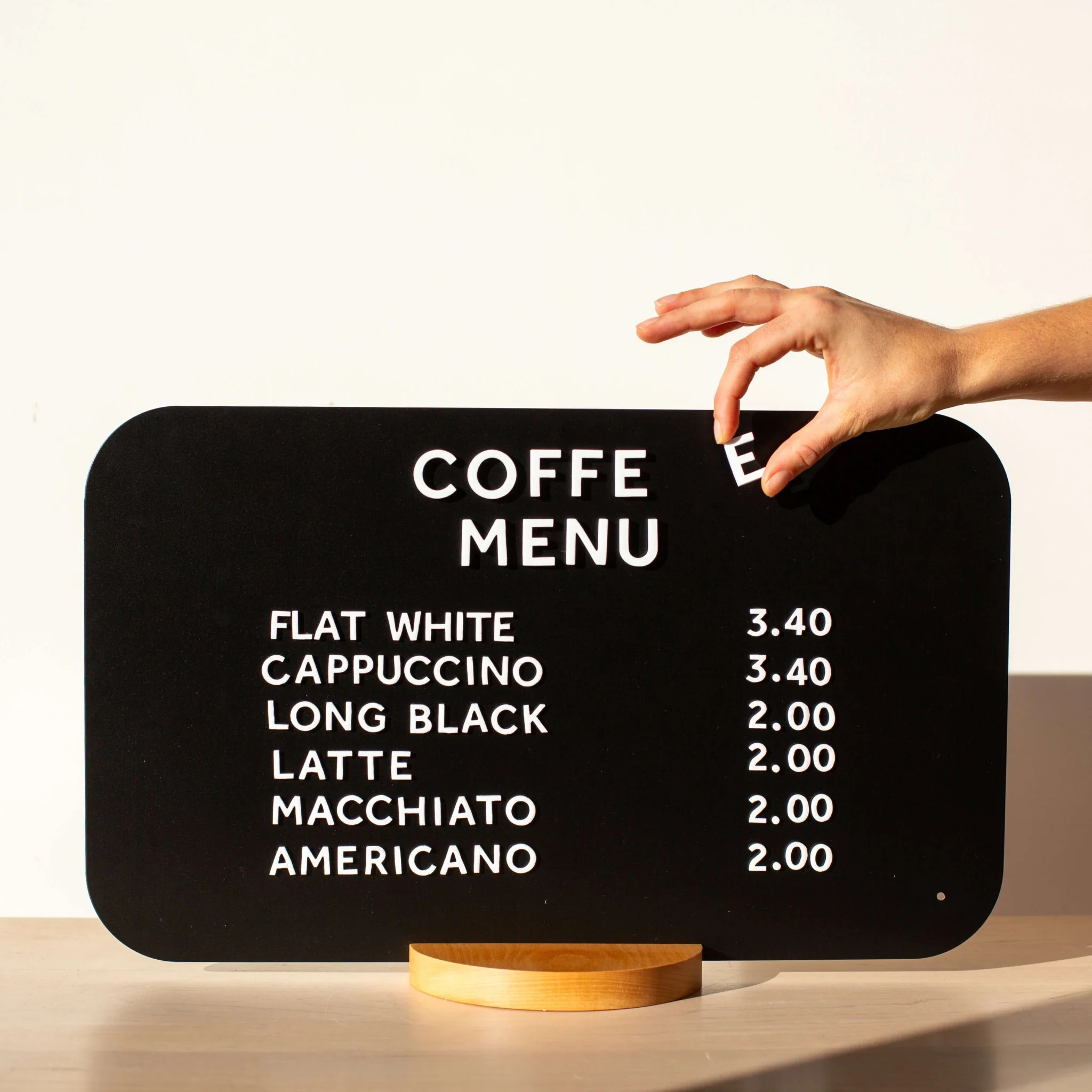 Rectangle Tabletop Sign - Image 4