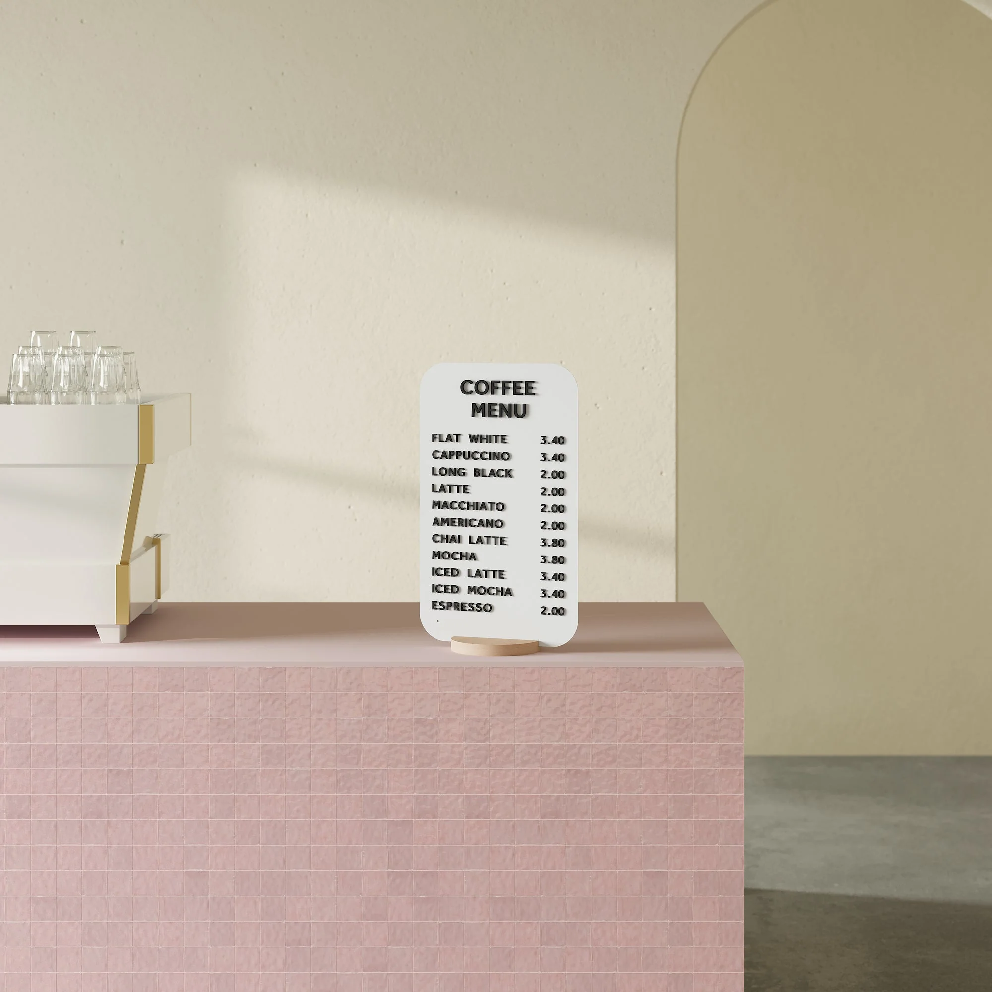 Rectangle Tabletop Sign - Image 5