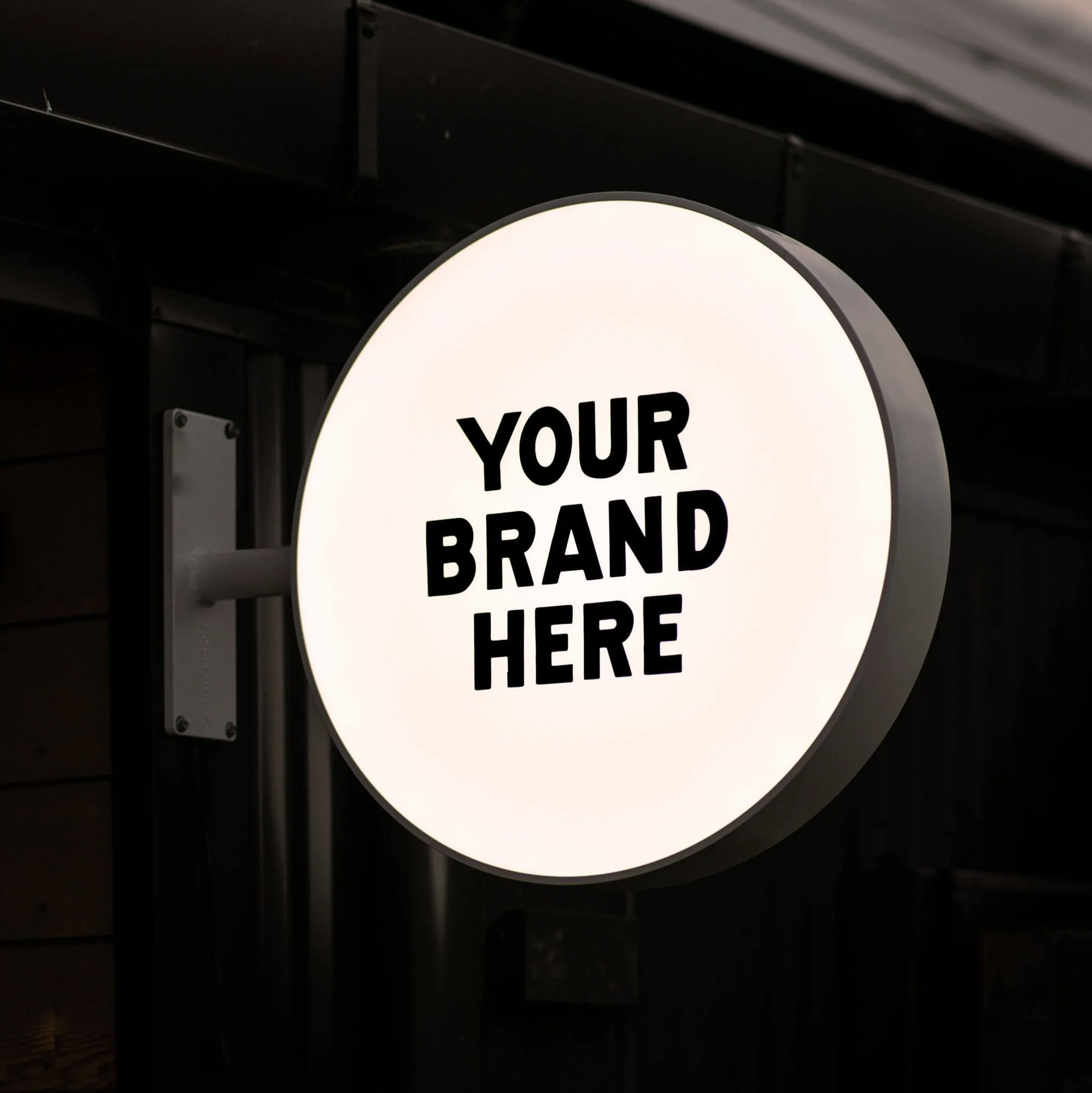 Round Light Box Sign - Image 4