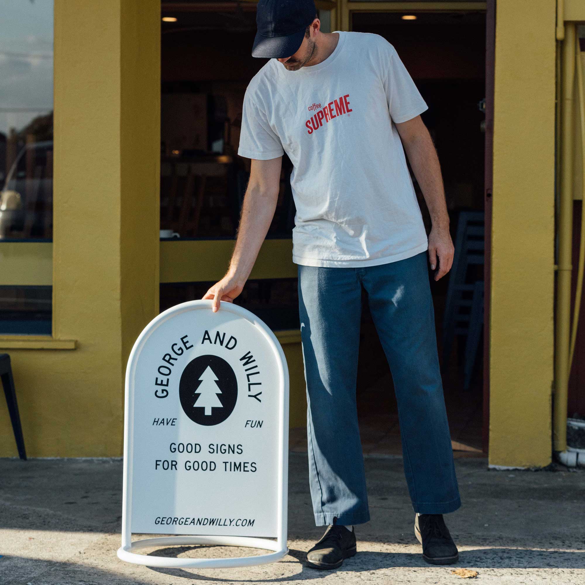 Rounded Sidewalk Sign - Image 5