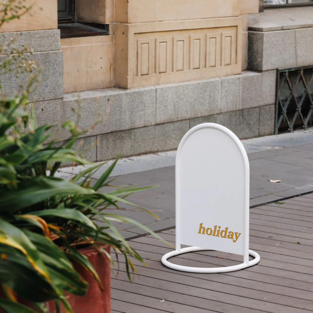 Rounded Sidewalk Sign - Image 6
