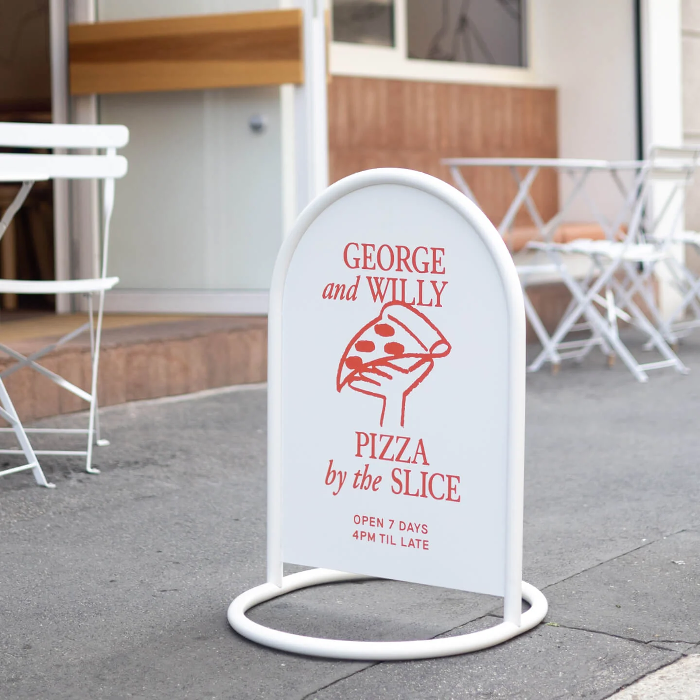 Rounded Sidewalk Sign - Image 8