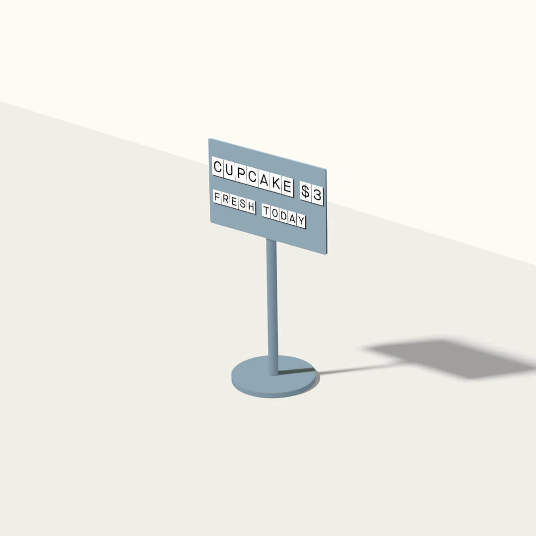 Standing Counter Signs - Set of 12 - Image 6