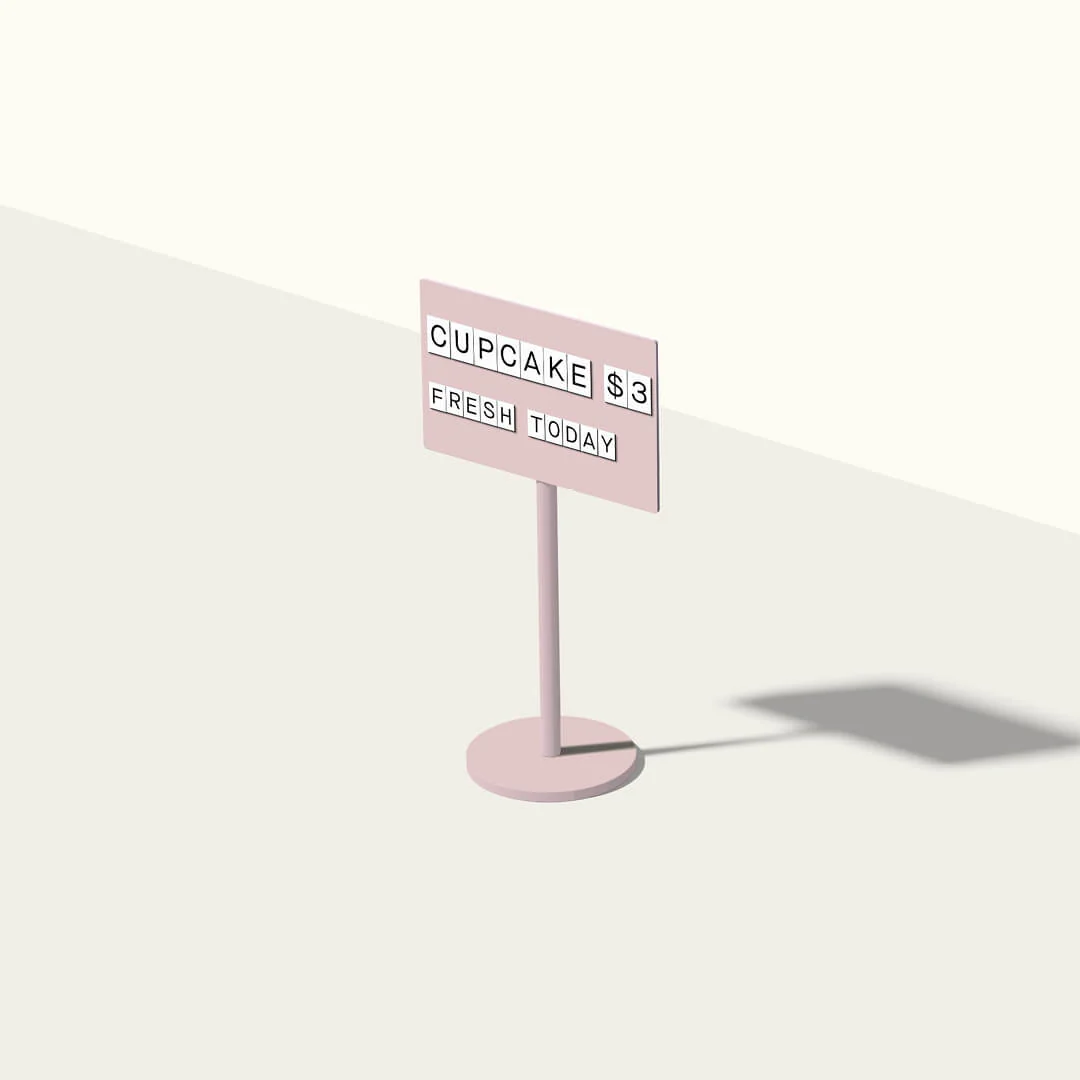 Standing Counter Signs - Set of 12 - Image 7