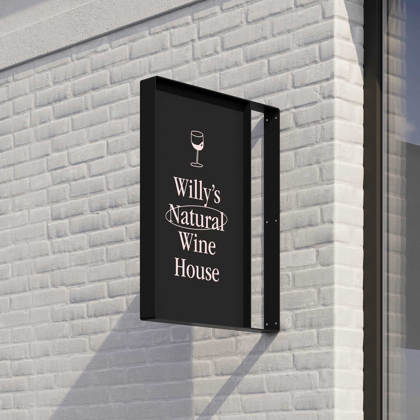 Vertical Panel Sign