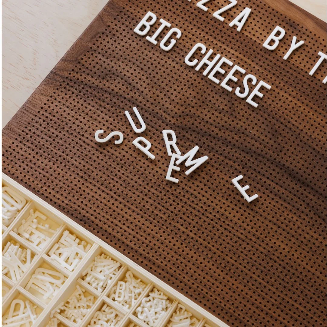 Wooden Peg Letter Board - Image 10
